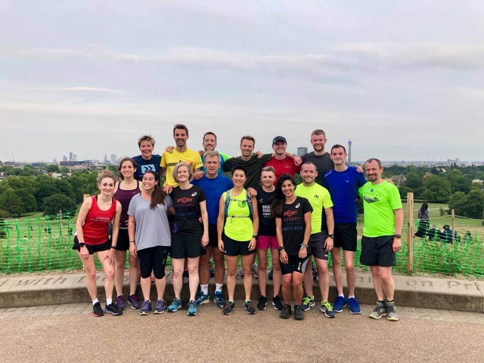 London Frontrunners Primrose Hill coaching session