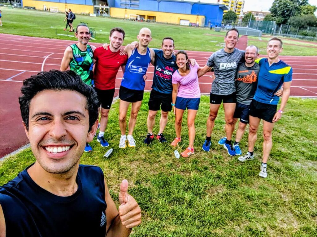 London Frontrunners track session
