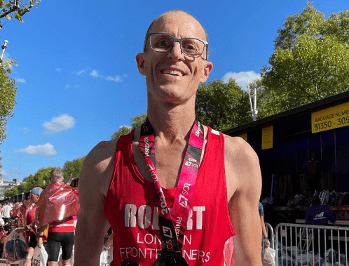 LFR London marathon runner
