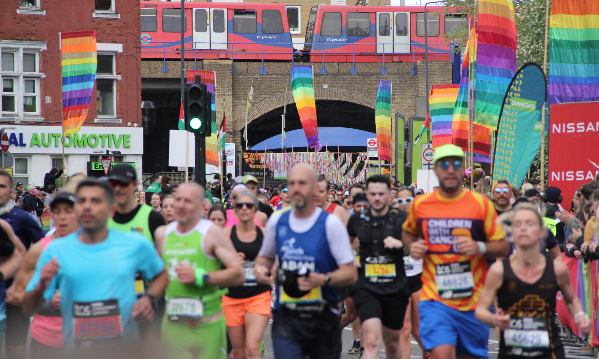 London Marathon runners