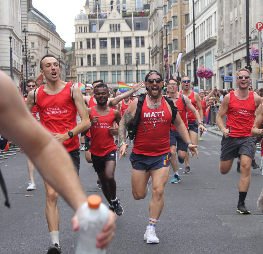 Running at Pride